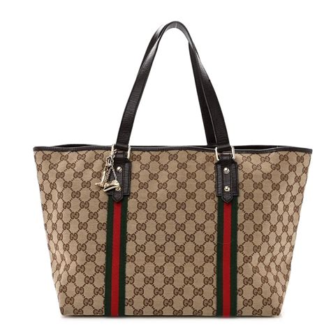 gucci jolicoeur tote|GUCCI Monogram Large Jolicoeur Tote Brown .